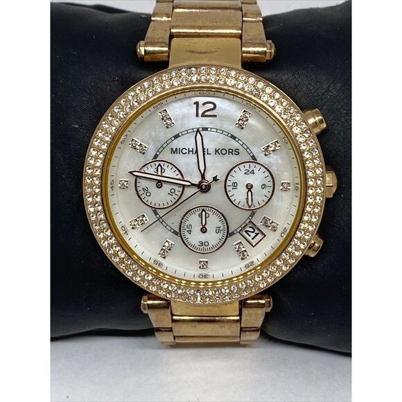 Michael Kors Parker MK5491 Women's Stainless Steel Analog Dial Quartz Watch MP53 - Picture 2 of 12